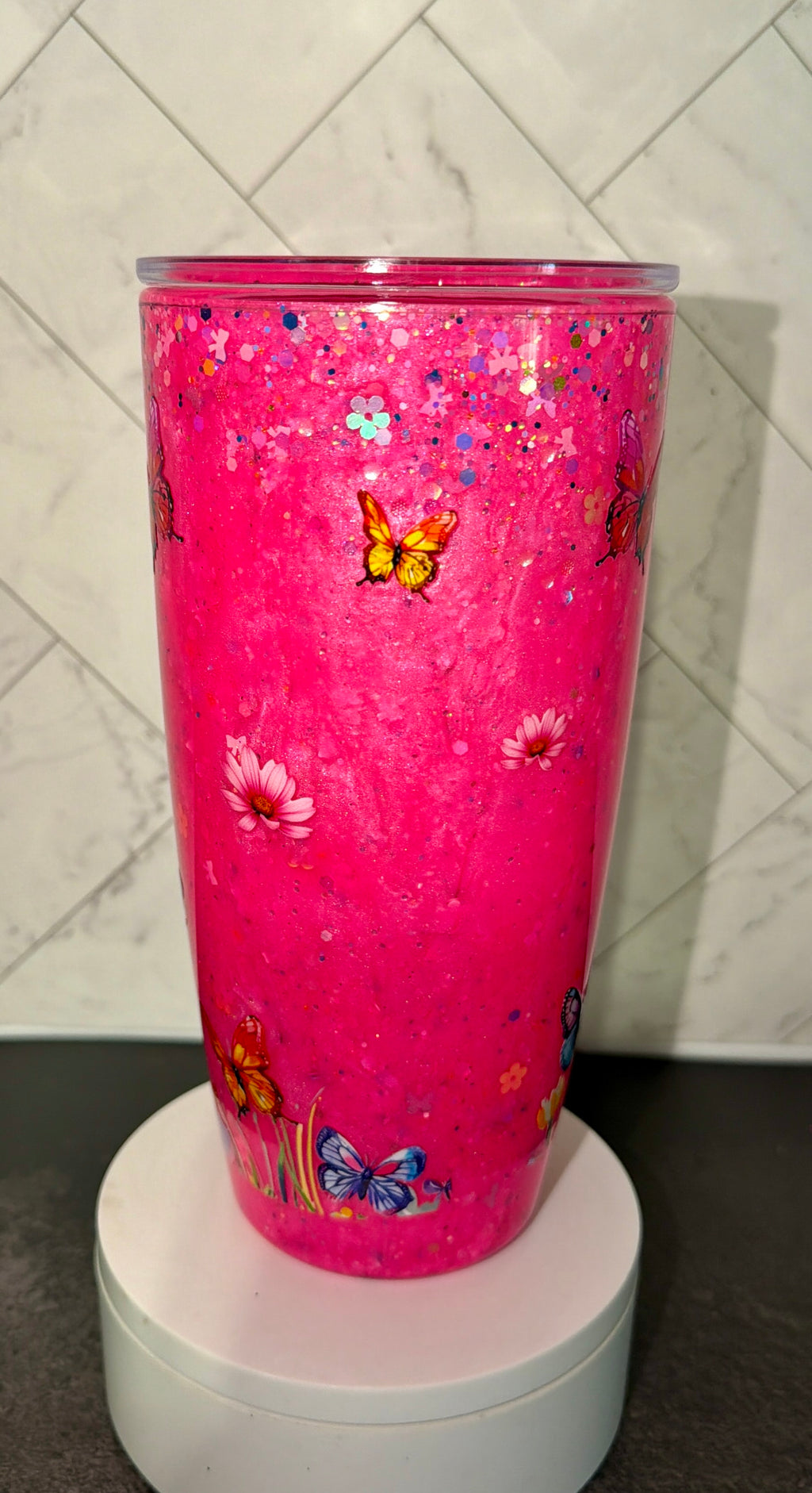 Best Friend Waterfall Snowglobe Cup