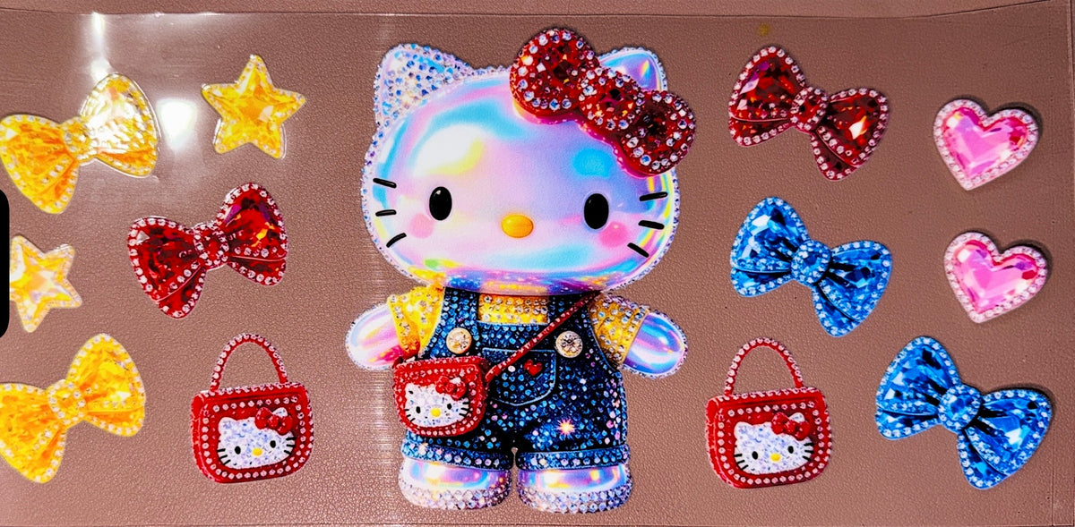 Blingy Kitty UVDTF Cup Wrap