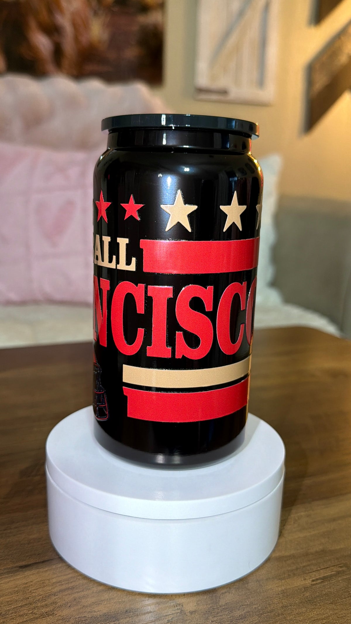Football inspired tumbler