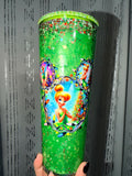 Fairy Lights Christmas Waterfall Snowglobe Cup