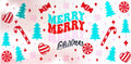 Merry Merry Merry Christmas UVDTF Cup Wrap