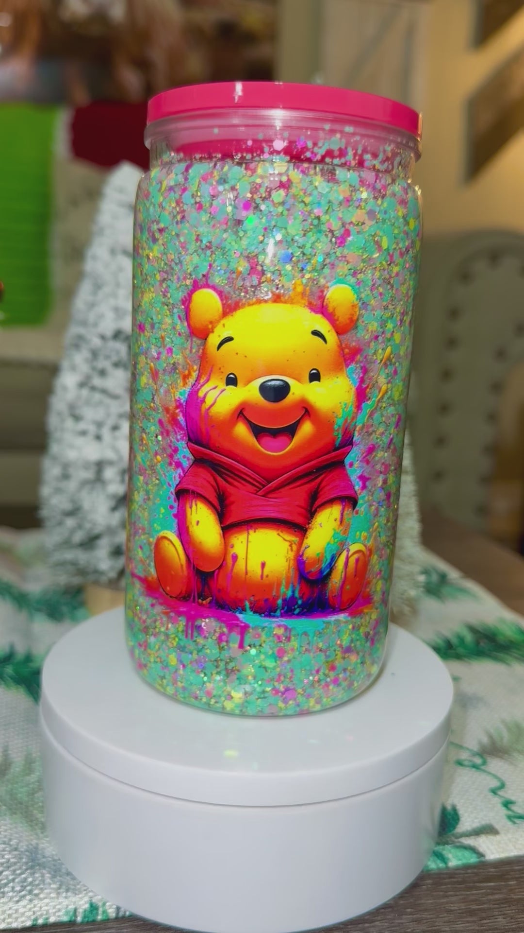 Honey Bear Snowglobe cup